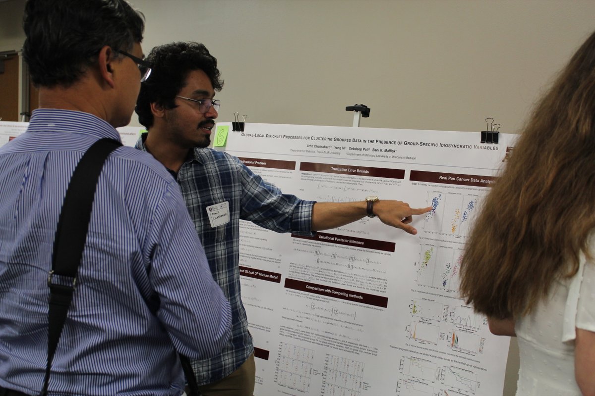 Incredible insights at BOSS 2025! 🎓📊 We heard inspiring speakers and celebrated brilliant grad student research. Congrats to Dr. Dipak K. Dey on being named the 2025 Ronald R. Hocking Endowed Lecturer! Thanks to all who made the conference a success!

#tamustats #tamu #stats