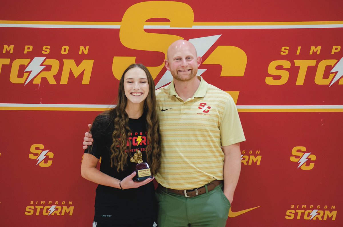 Proud to recognize Layna Depping as our Golden Thunder Award recipient! Chosen because of her incredible leadership, resilience, and positive impact on and off the field. She truly embodies what it means to be a team player and a role model.