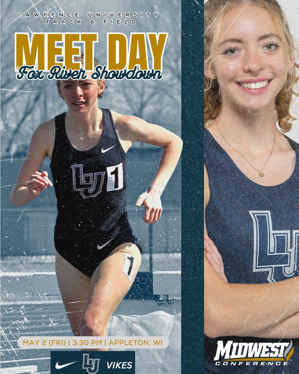 Meet Day!

👟Fox River Showdown
🎓 Senior Night  
🏟️ Whiting Track &amp; Field Complex - Appleton, WI
⏱️Field: 3:30PM, Track: 3:30PM
📊 pttiming.com/event.php?mid=…

#LUTFVikings | #ReadyTheShip