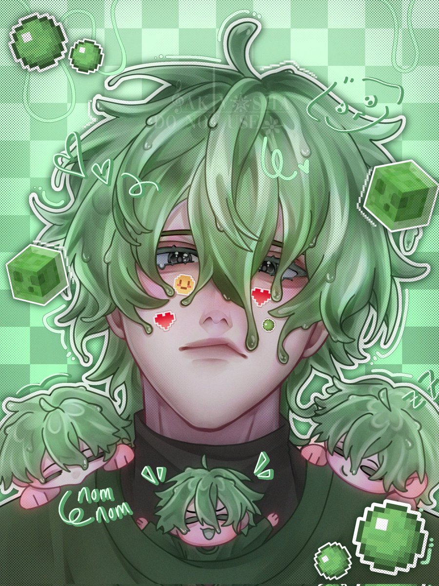 4ltschmerz___'s tweet photo. #Slime #Minecraft https://t.co/EQbYj5sten