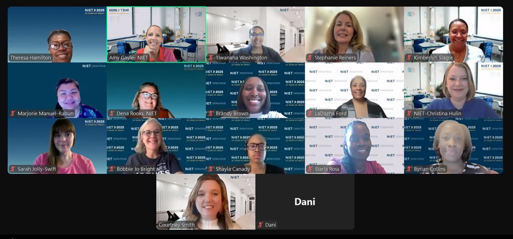 TDHam08 (@theresahamiton) on Twitter photo .<a href="/NIETteach/">National Institute for Excellence in Teaching</a> South-Central Team is excited to "Celebrate Learning" during our May Team Meeting. We are excited to reflect & plan our actions to close out this year with clear evidence of impact.
# TheNIETway
"It takes what it takes!"
<a href="/amyygayle/">Amy Y. Gayle</a>
<a href="/ChristinaHulin/">Christina Hulin</a> .<a href="/NIETteach/">National Institute for Excellence in Teaching</a> South-Central Team is excited to "Celebrate Learning" during our May Team Meeting. We are excited to reflect & plan our actions to close out this year with clear evidence of impact.
# TheNIETway
"It takes what it takes!"
<a href="/amyygayle/">Amy Y. Gayle</a>
<a href="/ChristinaHulin/">Christina Hulin</a>