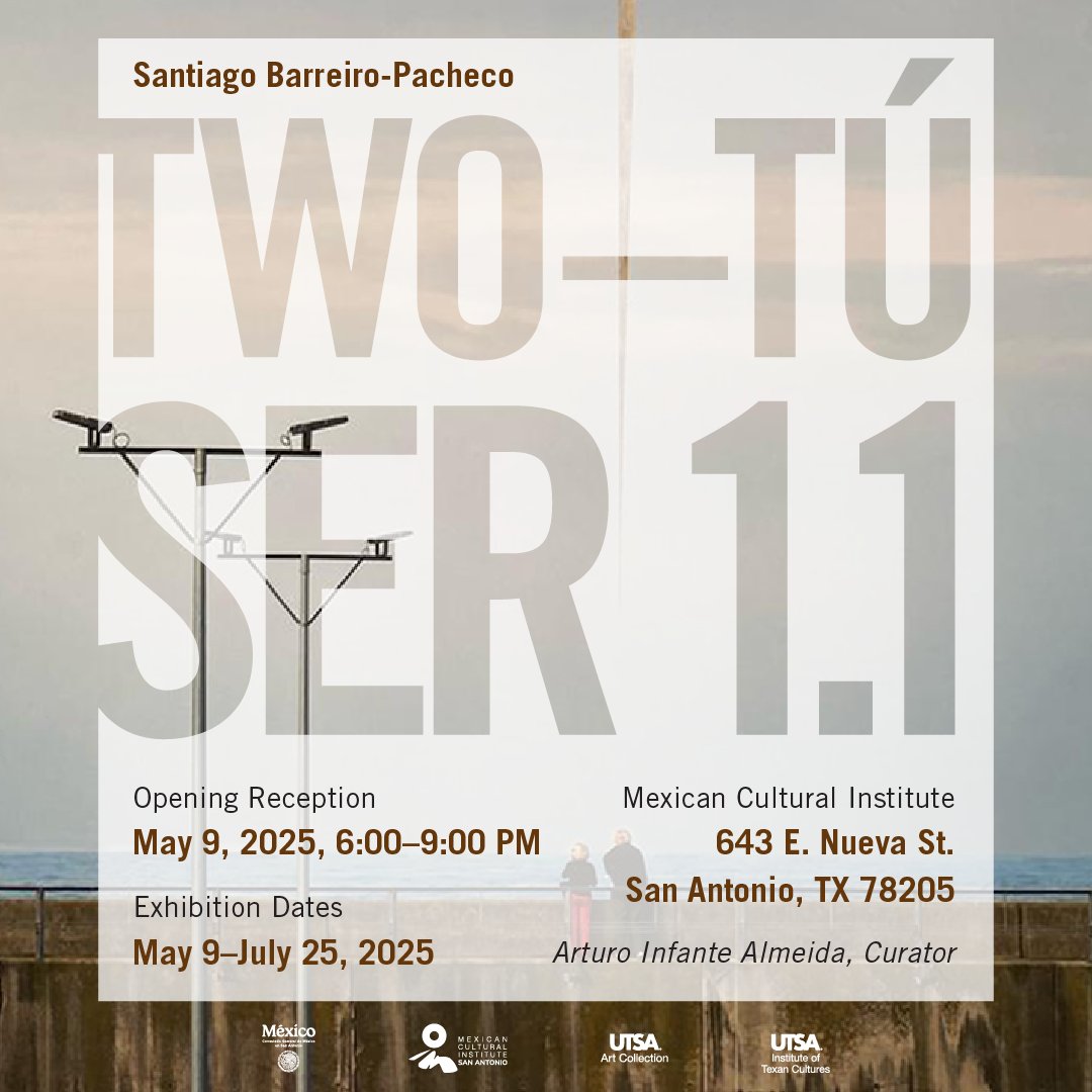 Join us for a photography event.

TWO-TÚ SER 1.1 by Santiago Barreiro-Pacheco isn’t just an exhibition—it’s a visual conversation. Barreiro-Pacheco captures the quiet beauty of the everyday.

Free &amp; open to all!

#ArtOpening