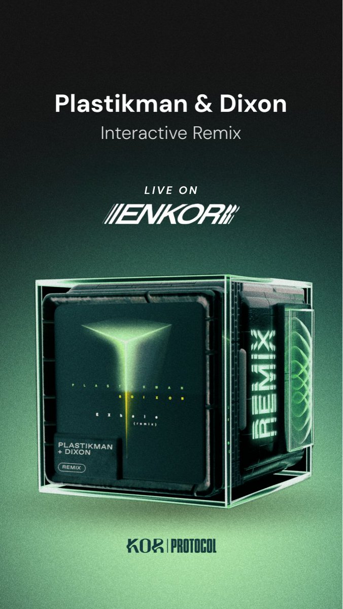 KORUS_AI (@korus_ai) on Twitter photo The Plastikman DNA Pack is LIVE on ENKOR!
Plastikman aka <a href="/richiehawtin/">richiehawtin</a> invites you to dive into his legendary EXhale album and create your own remix — right inside <a href="/telegram/">Telegram Messenger</a> with the ENKOR app.
Grab it now on the ENKOR marketplace and start remixing: t.me/ENKORbot The Plastikman DNA Pack is LIVE on ENKOR!
Plastikman aka <a href="/richiehawtin/">richiehawtin</a> invites you to dive into his legendary EXhale album and create your own remix — right inside <a href="/telegram/">Telegram Messenger</a> with the ENKOR app.
Grab it now on the ENKOR marketplace and start remixing: t.me/ENKORbot
