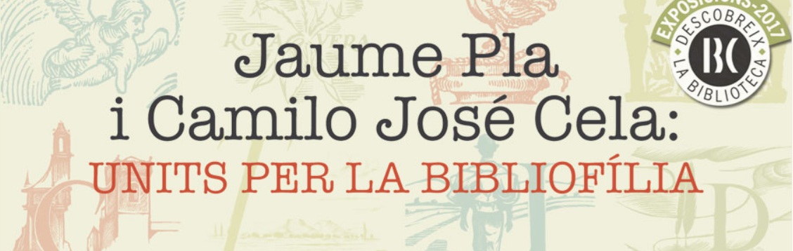 Exposicions fetes a la Biblioteca de Catalunya, la majoria amb curts vídeos, però molt interessants.
“Jaume Pla i Camilo José Cela: units per la bibliofília”
Comissariat: Roser Pintó Fàbregas i Anna Gudayol
amb la col·laboració de Francesc X. Puig Rovira.
bnc.cat/Visita-ns/Expo…