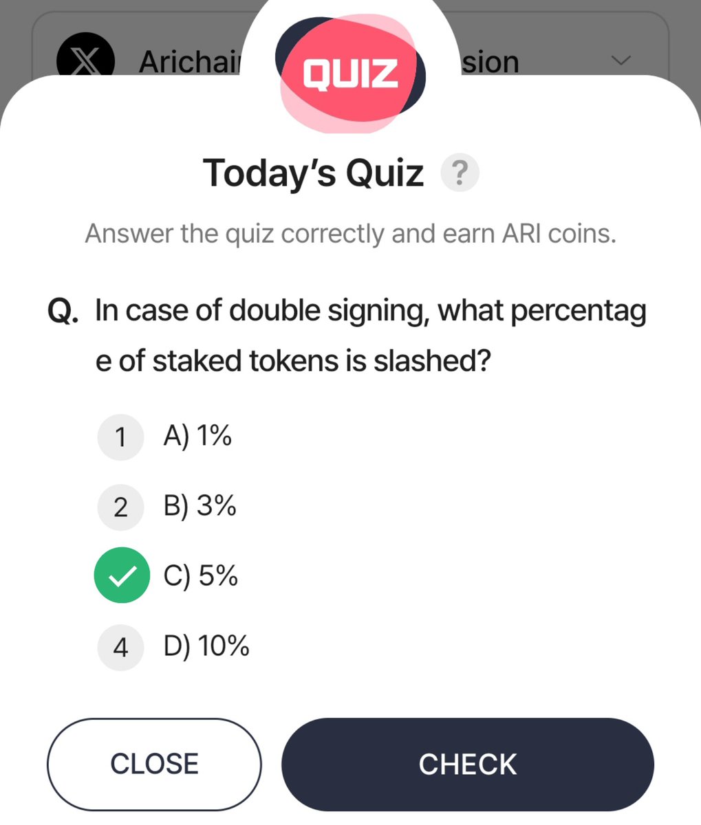 Aymaestro's tweet photo. ๐๐ฏ Correct Answers today for:
โ
Xenea Quiz
โ
Marina
โ
Ari Chain
โ
Spur
Do always @GiveRep
And @doubleup_app
#Airdrop #CryptoRewards #Web3 #Xenea #MarinaChain #AriChain #SpurToken #CryptoQuiz #AirdropHunter #CryptoCommunity #DYOR https://t.co/uCyHXmcBo2