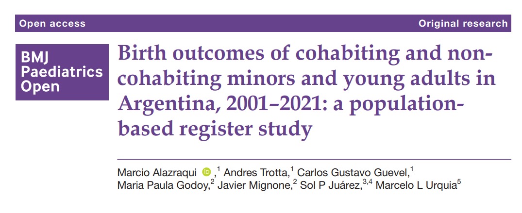 DemografĂa (CSIC) (@demografia_csic) on Twitter photo 📢 New <a href="/501_Juarez/">Sol Juarez</a>
Using 21 years of nationwide data,they found that adverse birth outcomes varied by cohabitation status and maternal age. Notably,the cohabitation advantage observed among young adults was not present among mothers aged 15 or younger
👇
bmjpaedsopen.bmj.com/content/9/1/e0… 📢 New <a href="/501_Juarez/">Sol Juarez</a>
Using 21 years of nationwide data,they found that adverse birth outcomes varied by cohabitation status and maternal age. Notably,the cohabitation advantage observed among young adults was not present among mothers aged 15 or younger
👇
bmjpaedsopen.bmj.com/content/9/1/e0…