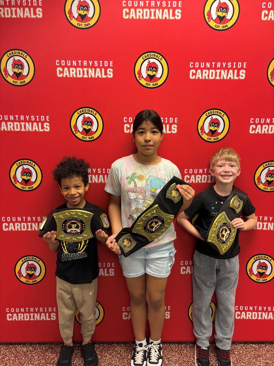 It's always fun to start a Friday with CHAMPIONS!