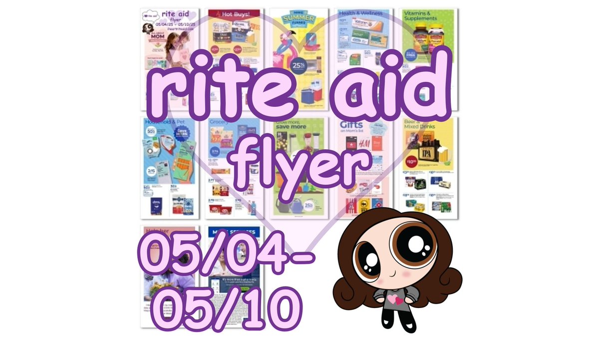 📢 rite aid 05/04 - 05/10 weekly ad is available! 🛒
⚠️ bonus cash is still paused — but there may still be deals worth grabbing!
👉 view the ad: iheartriteaid.com/2025/05/0504-0…
💬 what’s on your list this week?
#riteaid #couponing #deals