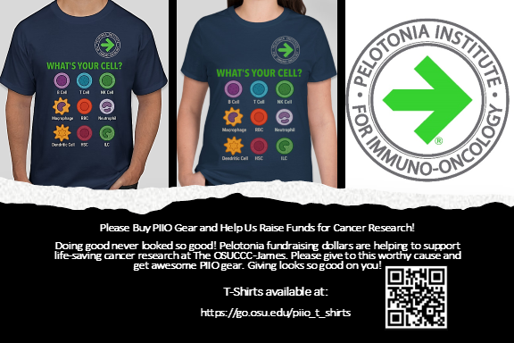 🚨 Team #Buckeye – #PIIO is selling custom T-shirts to raise funds for <a href="/Pelotonia/">Pelotonia</a> 2025! 💪

Get your awesome <a href="/OhioStatePIIO/">Pelotonia Institute for Immuno-Oncology</a> gear and support life-saving cancer research at The <a href="/OSUCCC_James/">The James</a>! 💙

🛍️ Order now at: go.osu.edu/piio_t_shirt
Orders end May 16! Please Retweet! 🙌