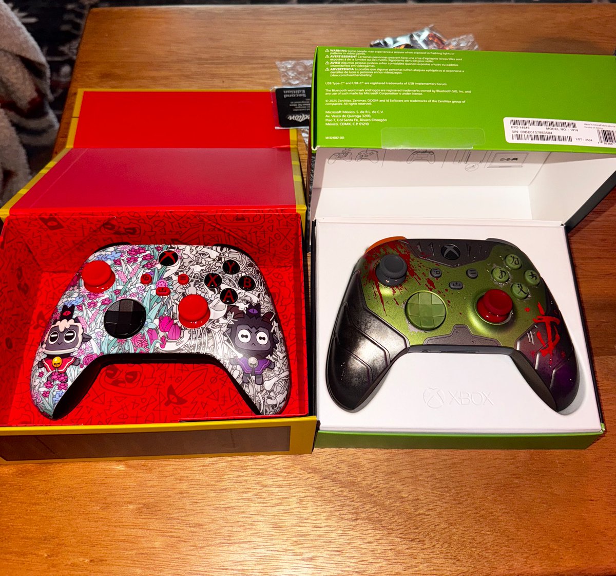 Dr. Kaitlyn Jones (@kaitlynjones_) on Twitter photo Heart is happy. Thank you <a href="/CptnAlexDesigns/">CptnAlex Designs</a> for making this beautiful <a href="/cultofthelamb/">Cult of the Lamb</a> controller.
Doom is just childhood gaming nostalgia goodness but I think this is also my absolute favorite special edition the Xbox hardware team has ever made 😍 Heart is happy. Thank you <a href="/CptnAlexDesigns/">CptnAlex Designs</a> for making this beautiful <a href="/cultofthelamb/">Cult of the Lamb</a> controller.
Doom is just childhood gaming nostalgia goodness but I think this is also my absolute favorite special edition the Xbox hardware team has ever made 😍