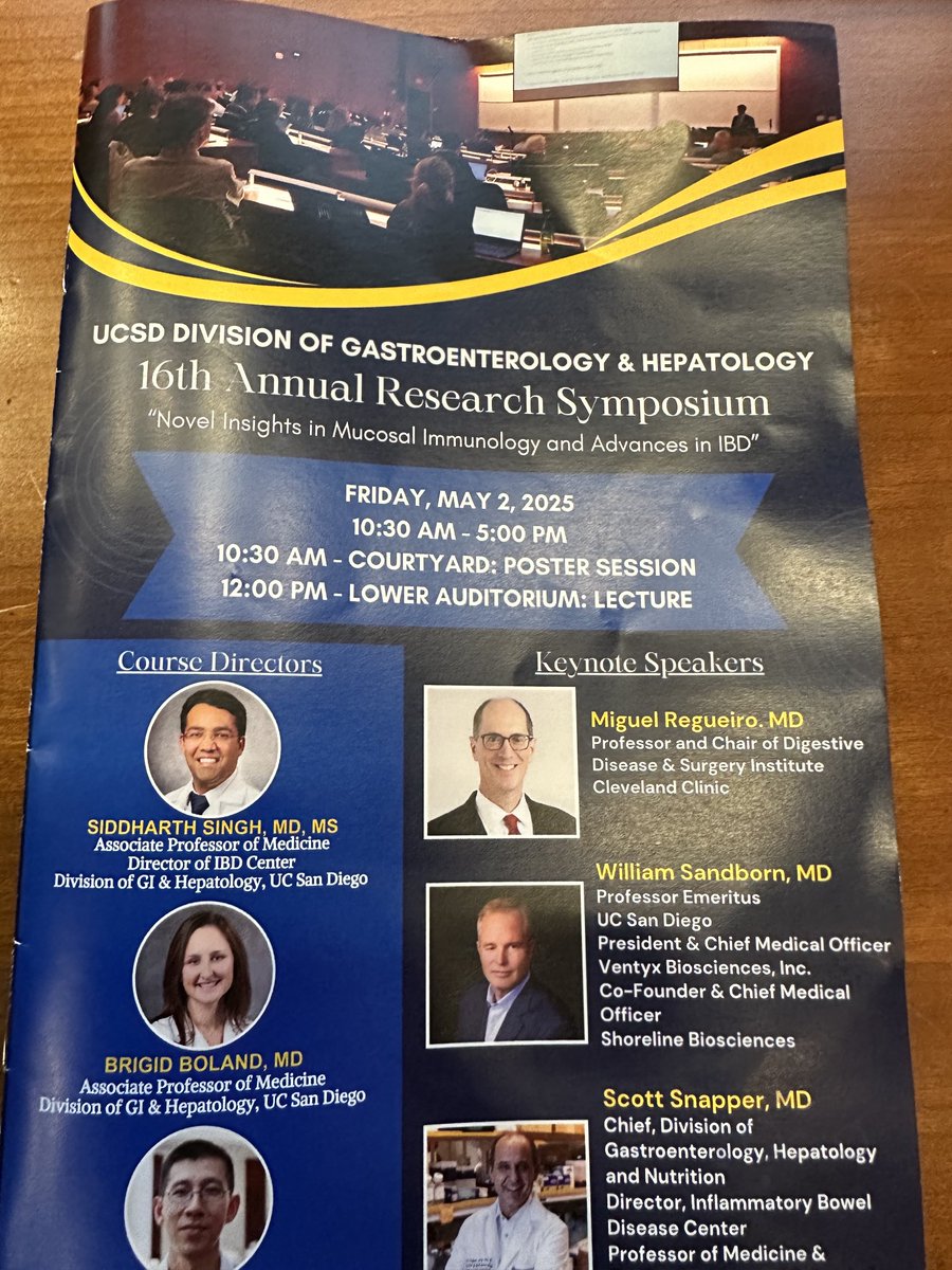 Rohit Loomba (@drloomba) on Twitter photo Excited to kickstart 16th Annual Research Symposium <a href="/UCSD_GI/">UCSD Gastroenterology</a> on IBD and Immunology! Great to have outstanding speakers from across the nation ! Thanks <a href="/MRegueiroMD/">Miguel Regueiro</a> Scott snapper and Bill Sandborn for joining us <a href="/UCSDHealth/">UC San Diego Health</a> <a href="/AmerGastroAssn/">American Gastroenterological Association (AGA)</a> Excited to kickstart 16th Annual Research Symposium <a href="/UCSD_GI/">UCSD Gastroenterology</a> on IBD and Immunology! Great to have outstanding speakers from across the nation ! Thanks <a href="/MRegueiroMD/">Miguel Regueiro</a> Scott snapper and Bill Sandborn for joining us <a href="/UCSDHealth/">UC San Diego Health</a> <a href="/AmerGastroAssn/">American Gastroenterological Association (AGA)</a>