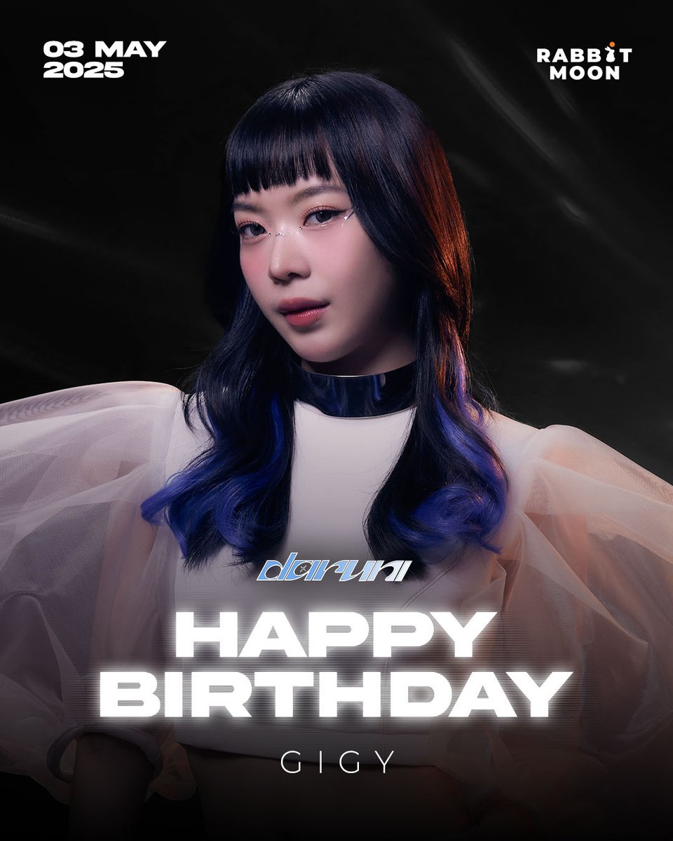 Happy Birthday
GIGY - DaruNi 🎂✨

ขอให้จีจี้มีความสุข สมหวังกับทุกอย่าง
มีแต่คนรัก คนเอ็นดูไปตลอดเลยนะคะ

มาอวยพรวันเกิดจีจี้กัน🙌🏻

#GIGYDaruNi
#DaruNi
#RABBITMOON