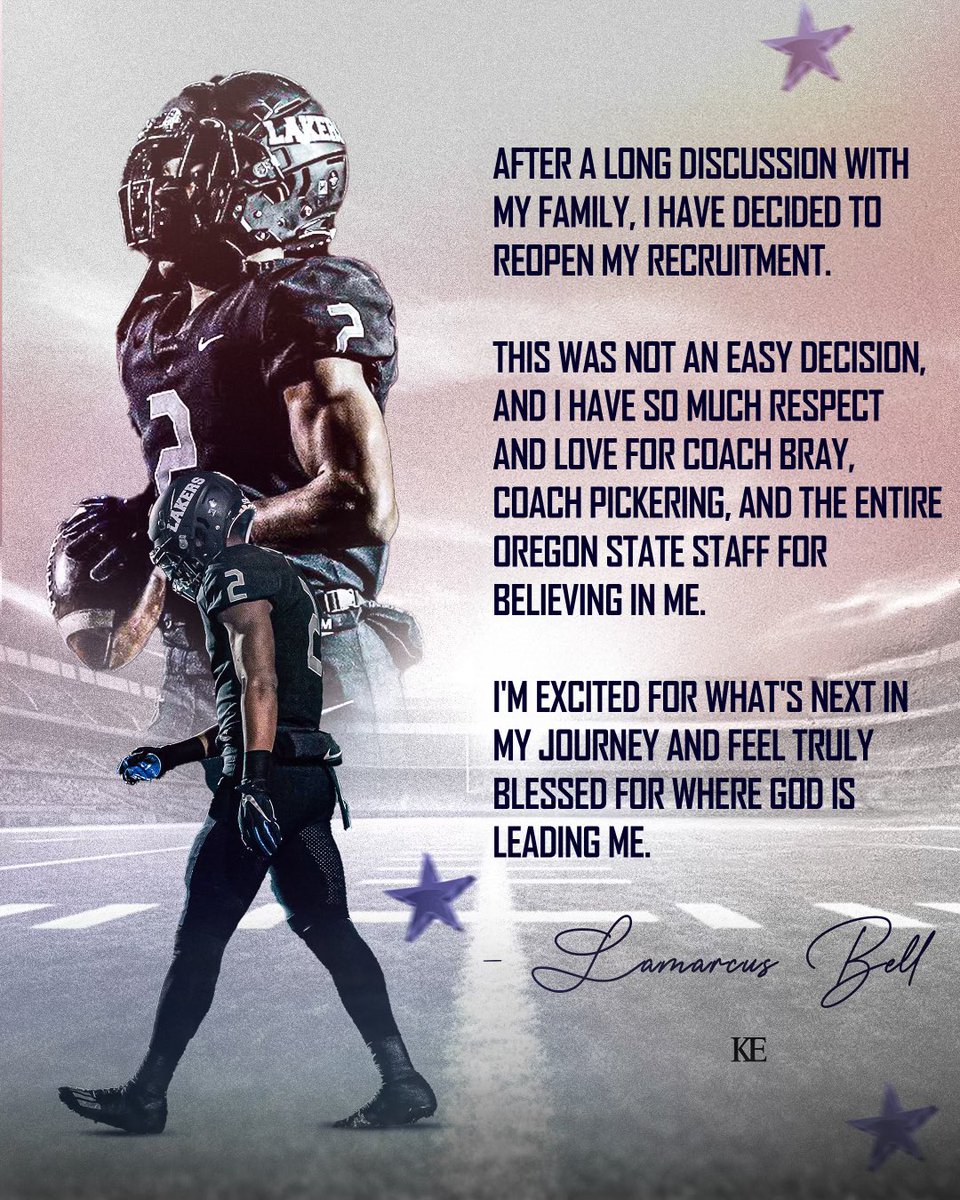 Respect My Decision🙏🏾 Recruitment Open.

<a href="/LOLakersFB/">LO Lakers Football</a> <a href="/B12PFootball/">Big12Performance</a> <a href="/Ralph_Lam21/">Ralph_Lam</a> <a href="/BrandonHuffman/">Brandon Huffman</a> <a href="/ChadSimmons_/">ChadSimmons</a> <a href="/JordanJ_/">Jordan Johnson</a> <a href="/AndrewNemec/">Andrew Nemec</a> <a href="/adamgorney/">Adam Gorney</a> <a href="/flxmgmt/">FLX Sports</a>