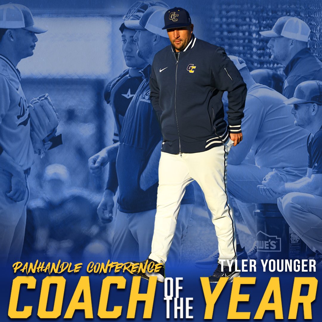 GCSC Commodores (@gcsccommodores) on Twitter photo ANCHOR UP!
Congratulations <a href="/Tyler_Younger3/">Tyler Younger</a> on earning the 2025 Panhandle Conference Coach of the Year! ANCHOR UP!
Congratulations <a href="/Tyler_Younger3/">Tyler Younger</a> on earning the 2025 Panhandle Conference Coach of the Year!
