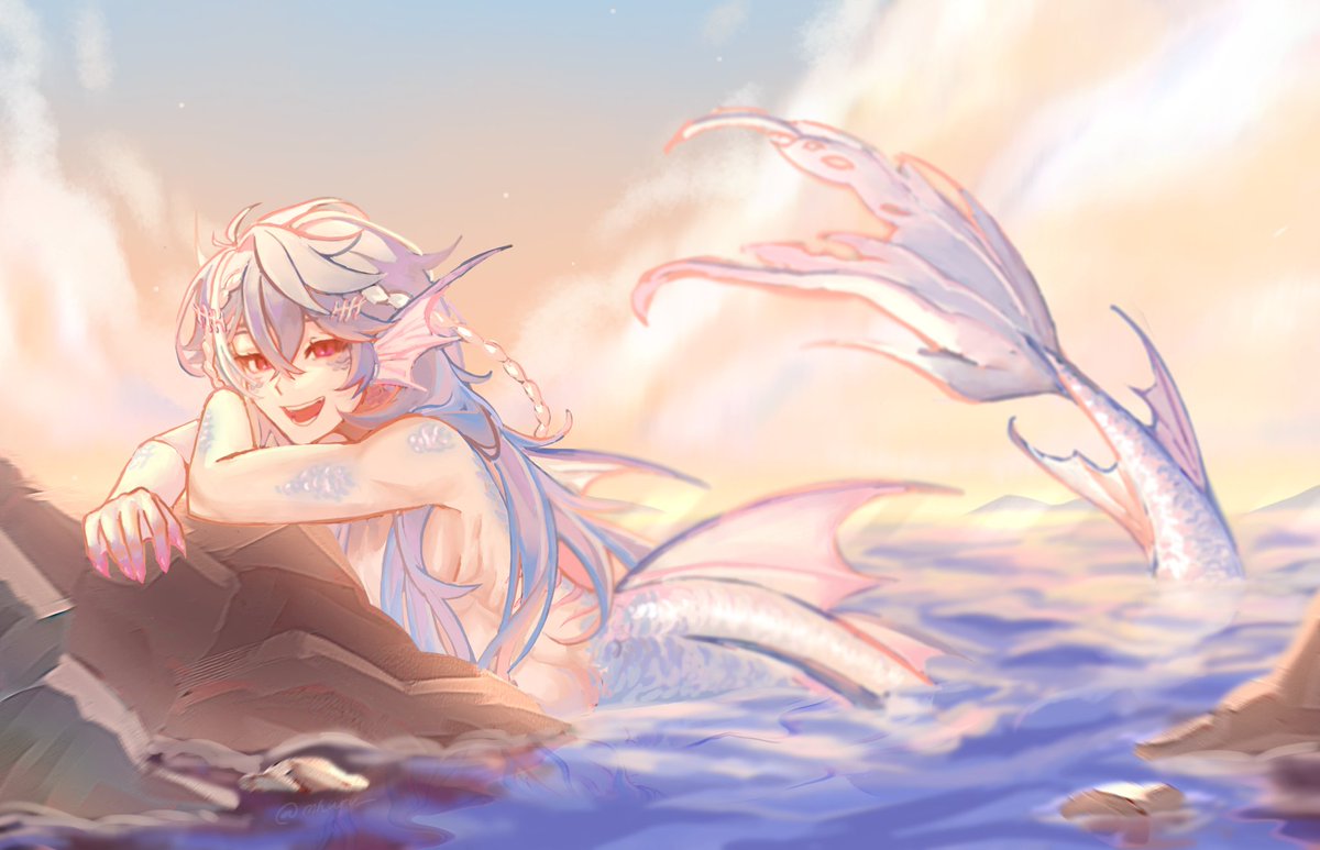 mhiiru_'s tweet photo. siren tavi ♾️🌊 #Artavio https://t.co/N0En6BGn7Q