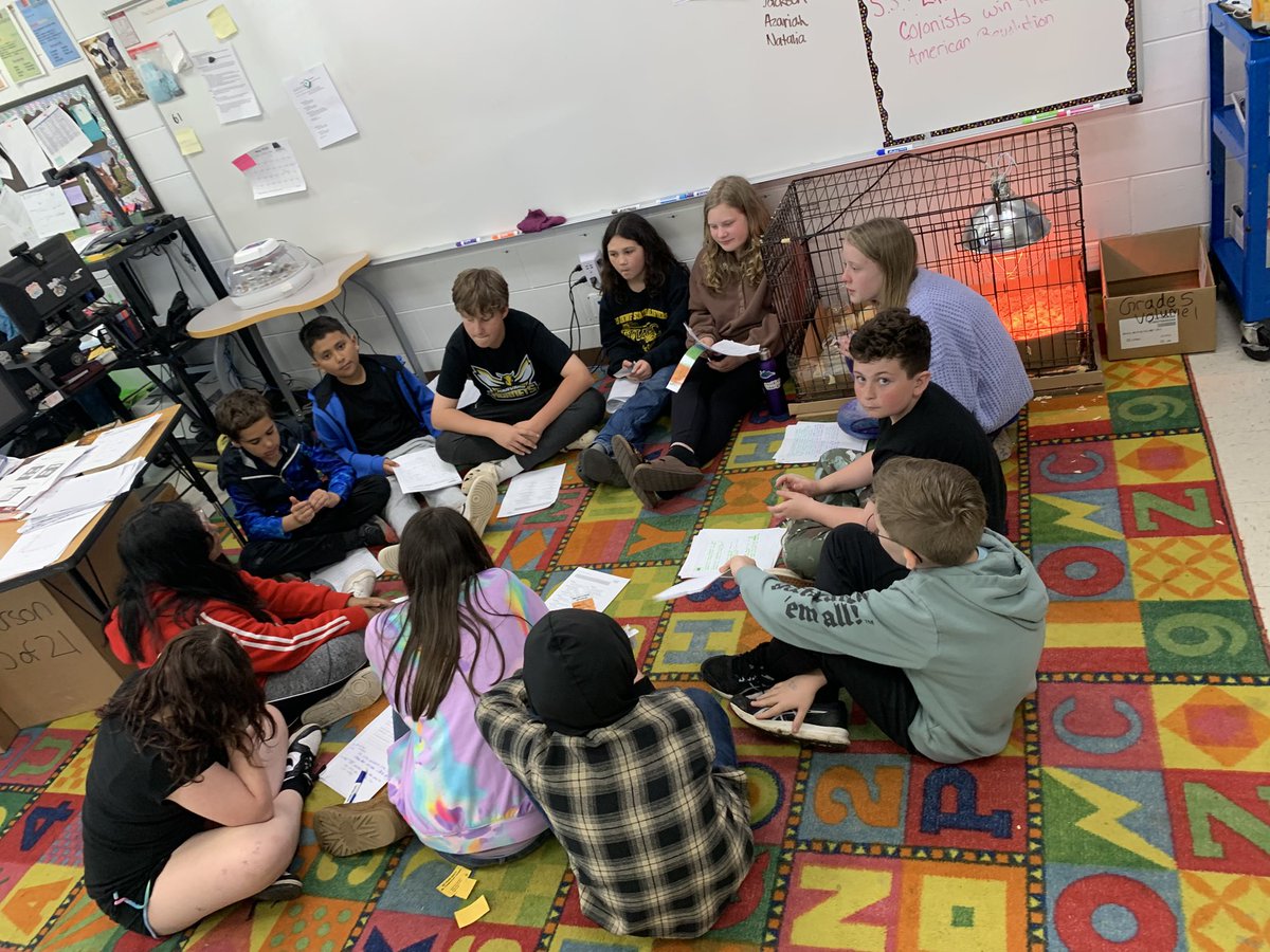 We had a fantastic Socratic Seminar today! Letting kids express their thoughts , ask questions and respond to each other is always a great experience. #HarvardRising