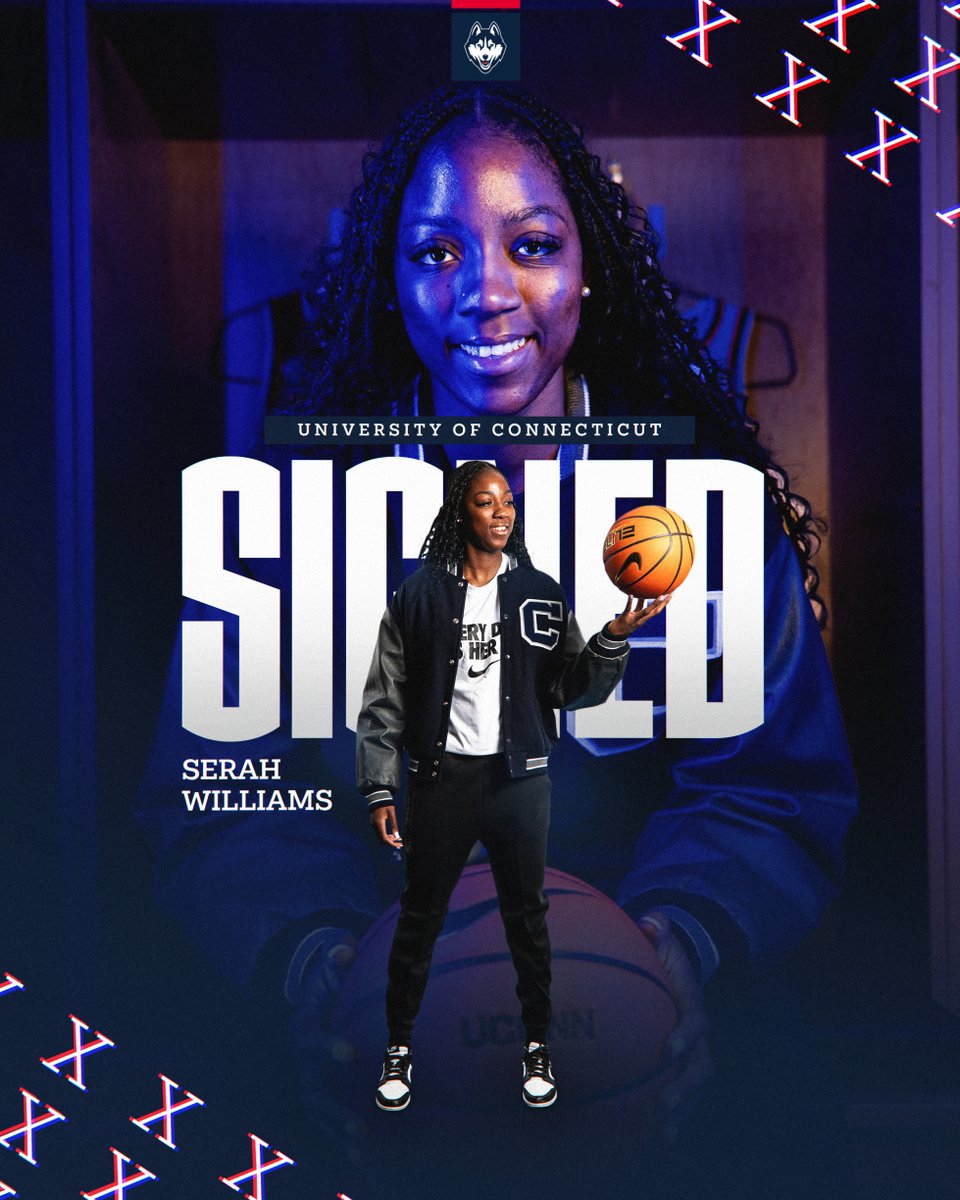 Officially a Husky 💙

Welcome to the Basketball Capital of the World, Serah Williams!