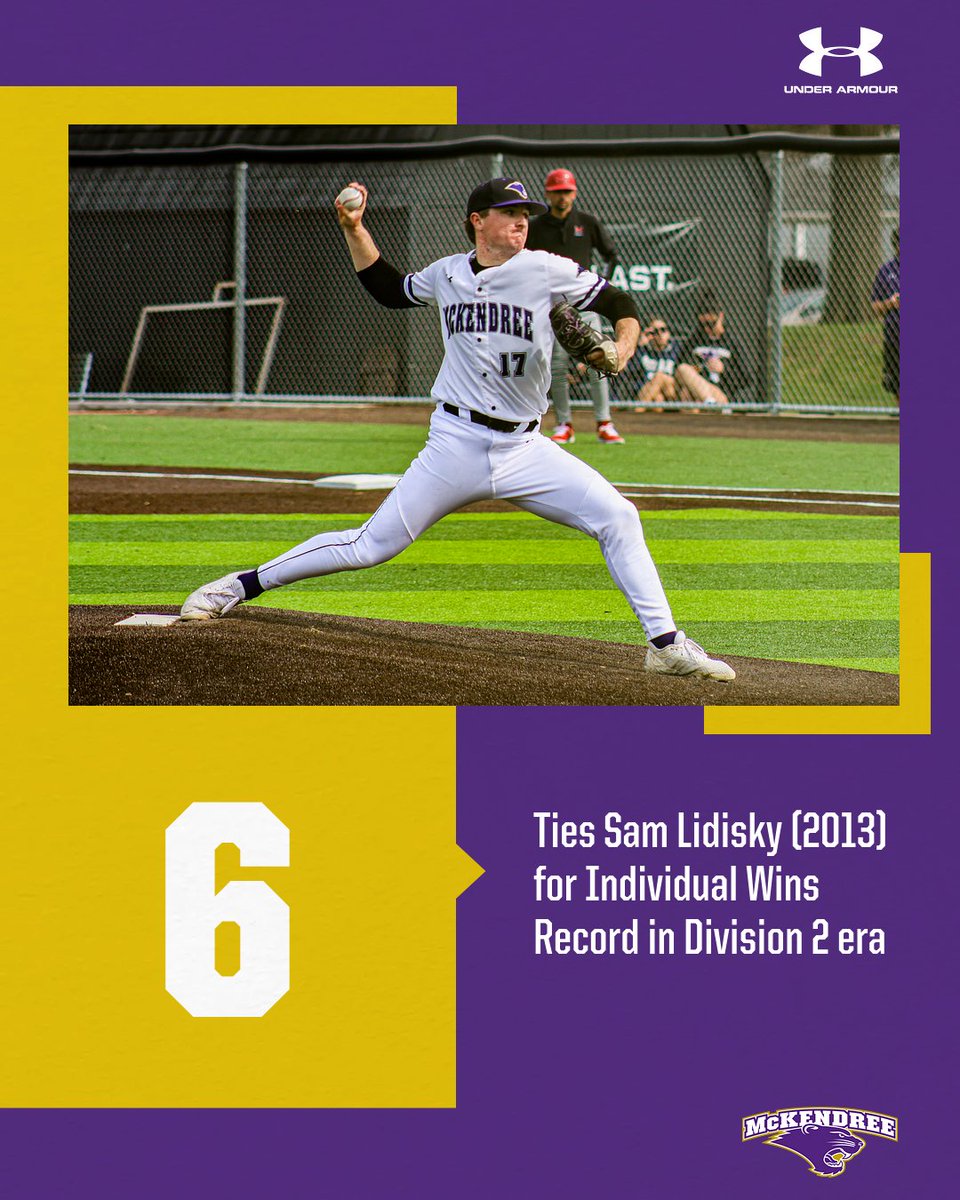 McKendree Bearcats (@mckbearcats) on Twitter photo ⚾ <a href="/McKendree_BSBL/">McKendree University Baseball</a> takes game 1 of the DH over UIS!
Trey Cole: CG win, 6 K's! Picked up his 6th win which ties Sam Lidisky for most individual wins in a single season in our Division 2 era!
#BearcatsUnleashed #GLVCbase ⚾ <a href="/McKendree_BSBL/">McKendree University Baseball</a> takes game 1 of the DH over UIS!
Trey Cole: CG win, 6 K's! Picked up his 6th win which ties Sam Lidisky for most individual wins in a single season in our Division 2 era!
#BearcatsUnleashed #GLVCbase