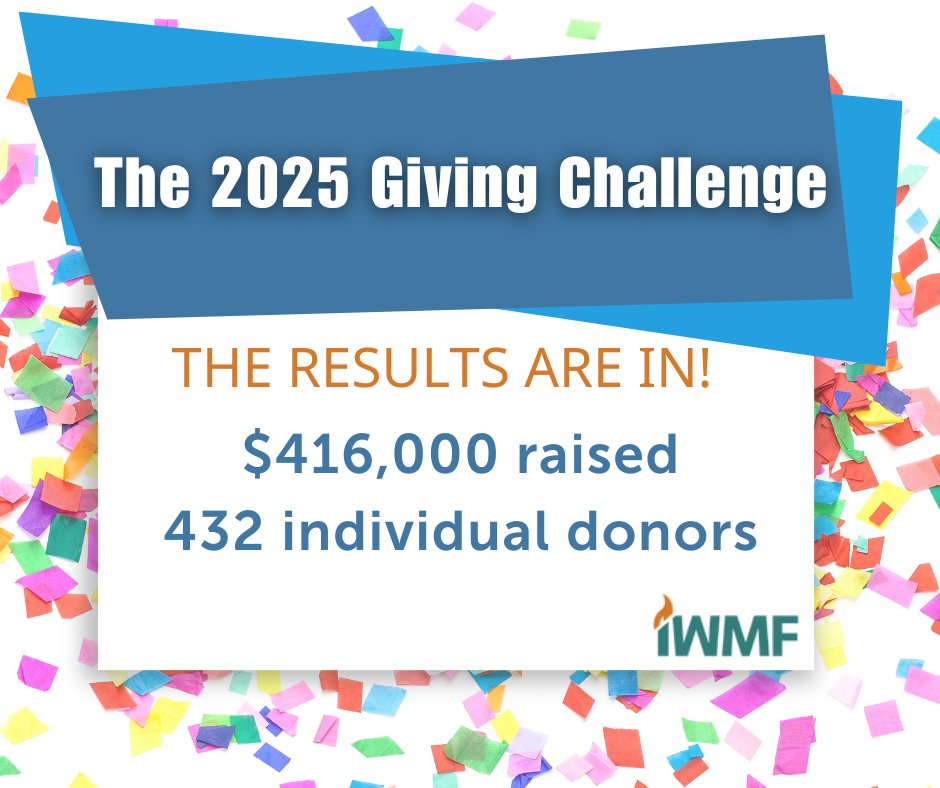 🗺️A *GRAND* shout-out to our IWMF Community who invested in Accelerate the Cure during the IWMF Giving Challenge! OVER $416,000 from 432 individuals went to WM Research- INCREDIBLE! Thanks to ALL who contributed to this special gift match!🎉 
conta.cc/3Gy41tr