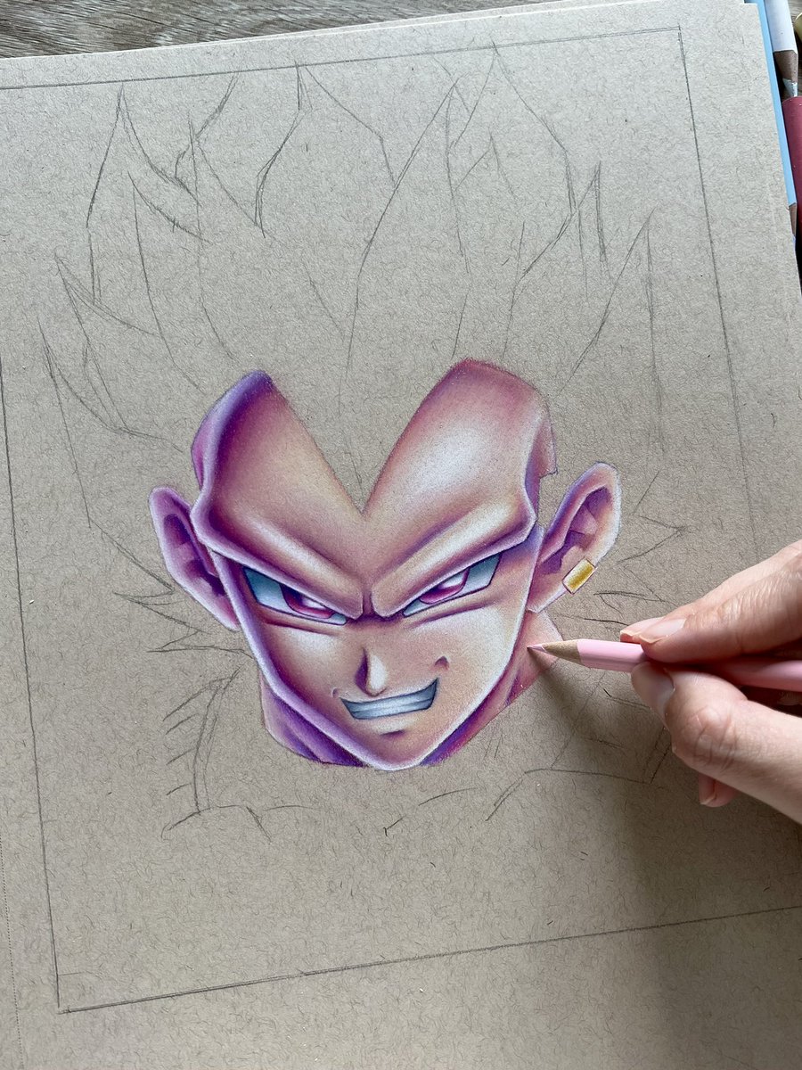 danisartwork's tweet image. Ultra Ego Vegeta in progress!