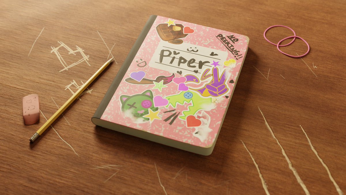 heyyyyyyy, i gotta step out for a bit, you won't mind guarding my journal right? im trusting you not to look, because if you do i WILL know. okayyy thanks :3 :3   #Threadville