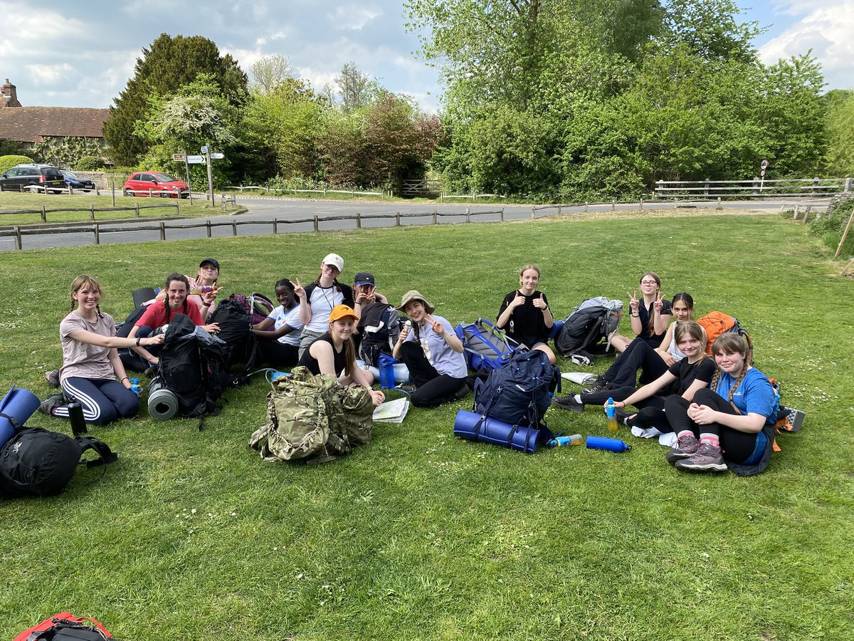 Final stretch for our first group here! Beautiful day for it