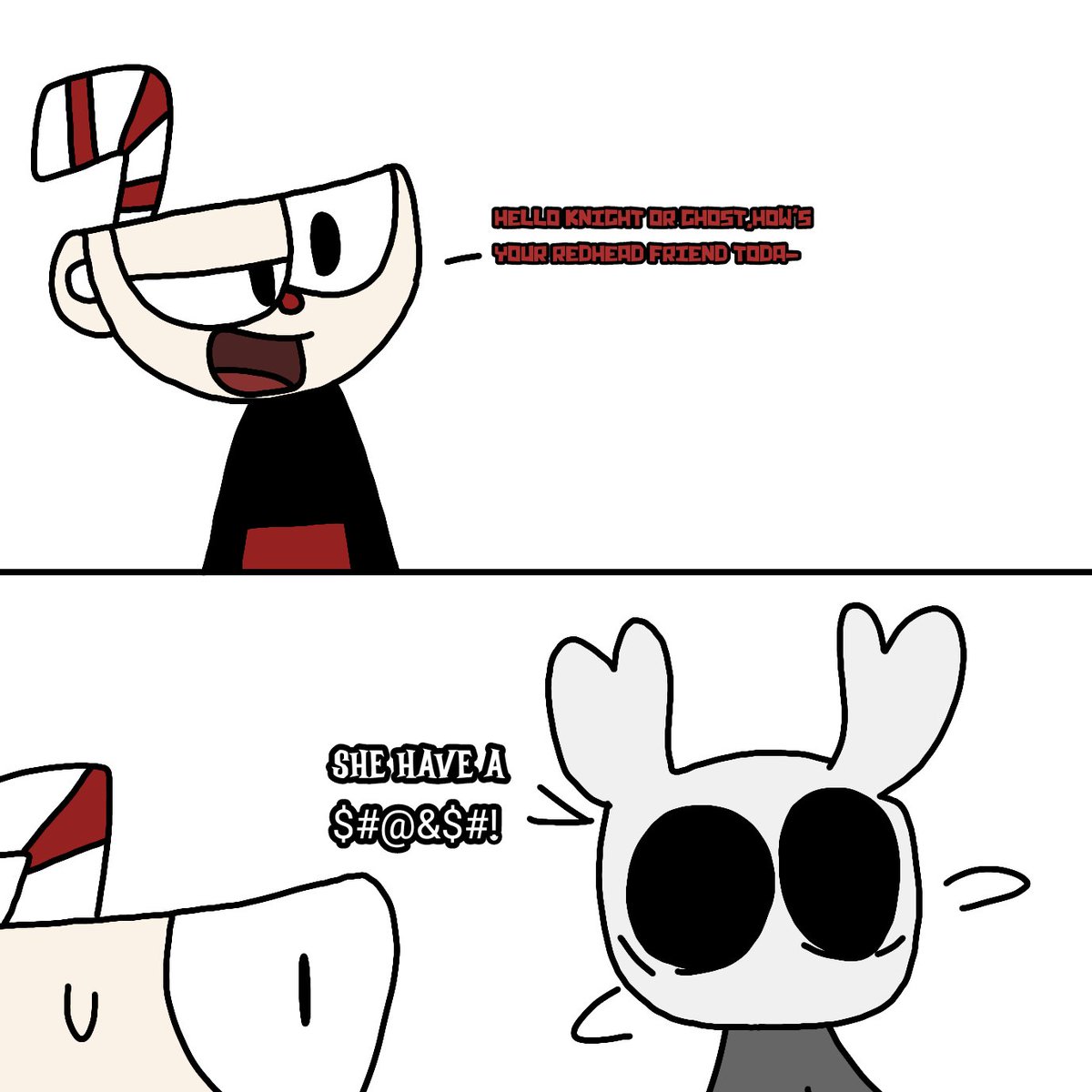 LuizAnimations's tweet image. Why would do my Knight tho.

#INDIECROSS #INDIECROSS2 #INDIECROSSEP2 #meme #cuphead #hollowknight