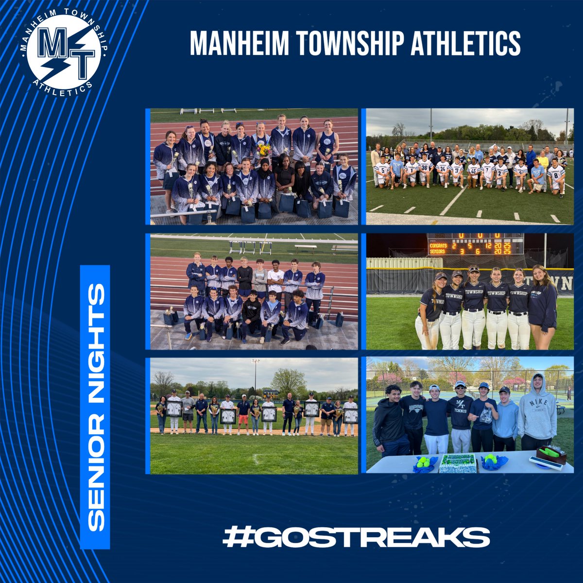 MTSD_ATHLETICS's tweet image. It's been a great few weeks for our student-athletes with multiple senior recognition ceremonies and a few fantastic performances!

Congrats to all of our senior athletes as well as our Boys Track 4x800 meter relay and our Boys Tennis Individual District Qualifiers!

#GOSTREAKS