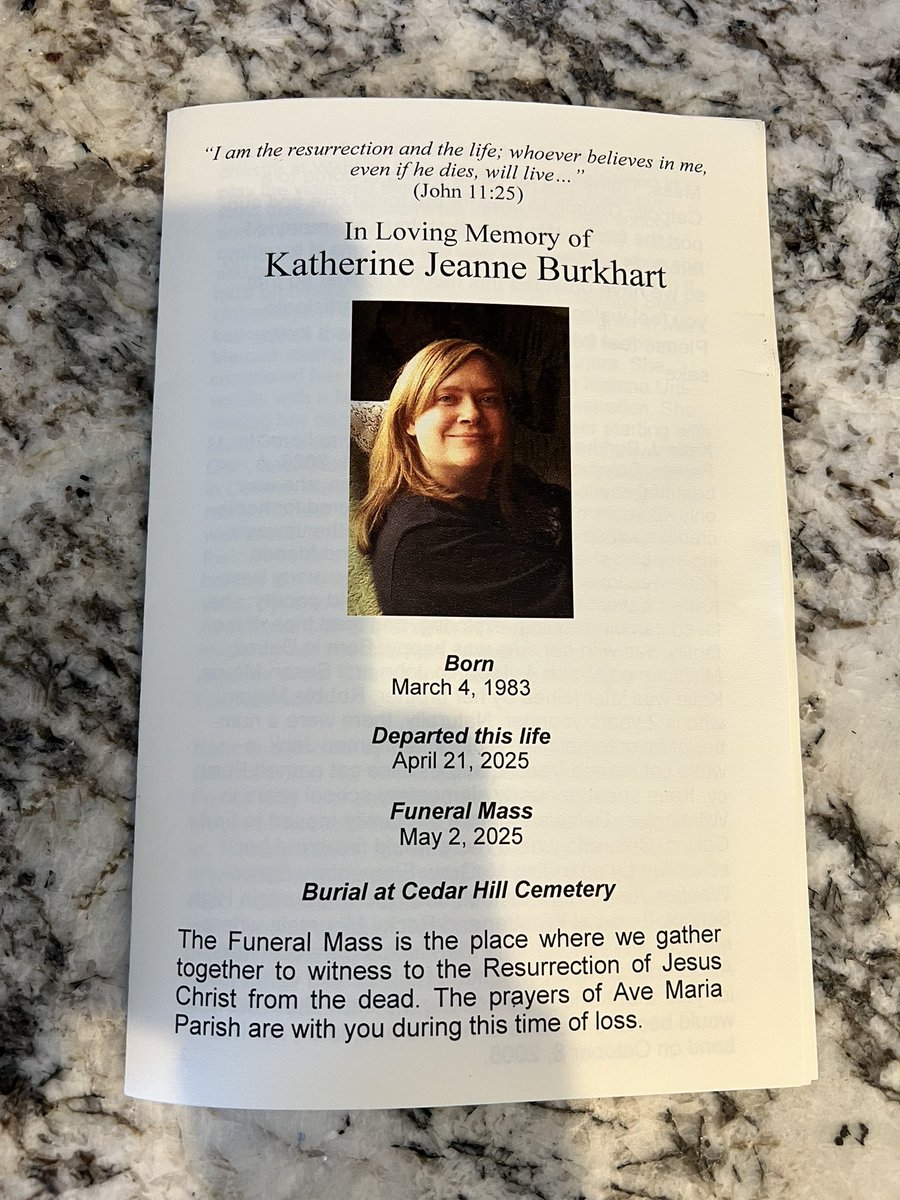 AndrewKuhlmann's tweet image. Please pray for Katherine. She was serving as a catchiest for the youth in my OCIA group.