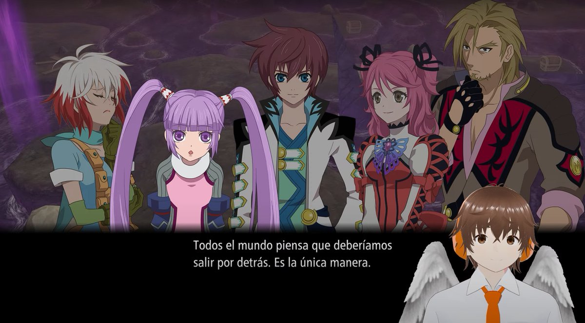 Este diálogo pudo haber sido mil veces superior si hubieran puesto a Sophie a decir "culo" o "ano" en lugar de "detrás". Les faltaron huevos a los traductores. ☹️