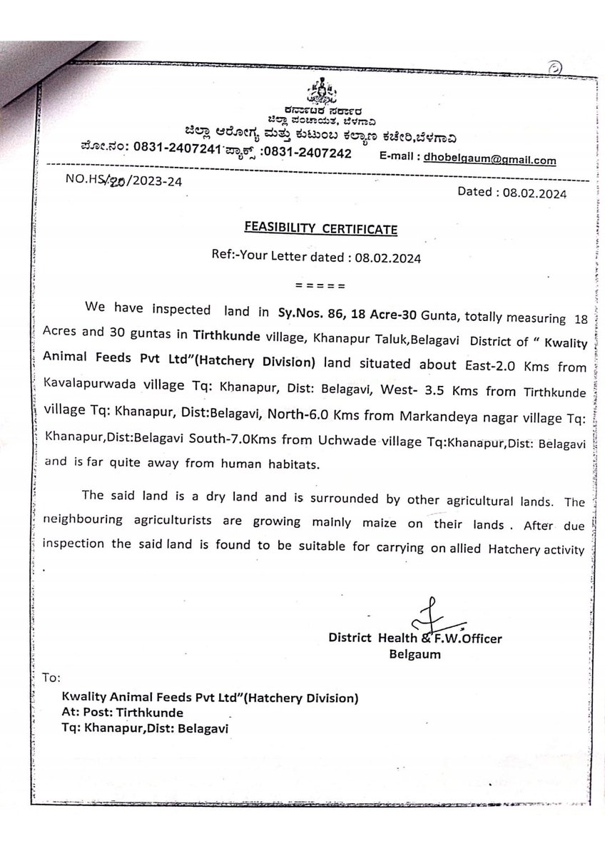 GYedage2511's tweet image. Villagers of Koulapurwada demand strong action against DHO for issuing a false feasibility certificate to Kwality Hatchery. The land is just 10m from homes, not isolated as claimed. Public health can't be compromised. @CEOZPBelagavi @deobelagavi @DrAnjaliTai @sureshjadhav_