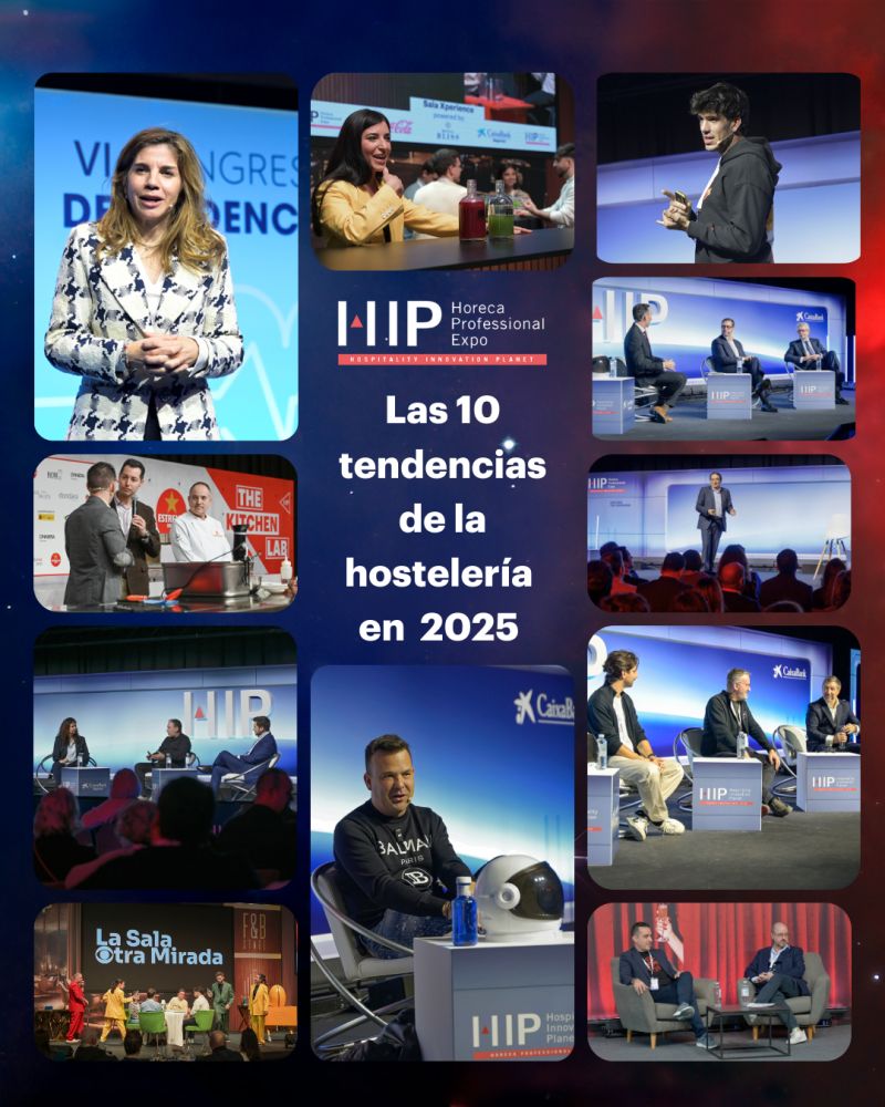 ¿Quieres descubrir las principales tendencias que marcarán el futuro de la Hostelería? 
Recopilación de las ponencias durante HIP 2025 <a href="/expohip/">HIP 2026</a> Lee y descarga la versión EBOOK 
▶️ alimentaciongourmet.com/las-10-tendenc… #HIP2025 #HoReCa #tendencias