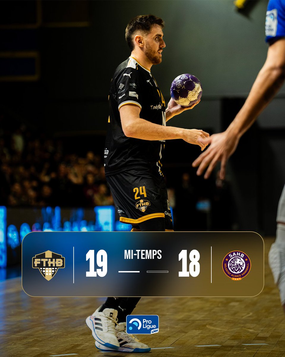 M I - T E M P S

A la pause, les #NoirEtOr sont devant d'un petit but dans ce match serré! ⚔️

Il faudra continuer d'être solide en seconde période pour pouvoir l'emporter 💪🏼

#PassionNoirEtOr⚫️🟡