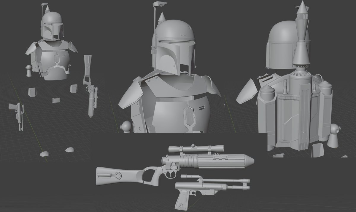 Well I think its time, Preparing files for print.. Next Cosplay.. Boba Fett!!!! (Book of Boba version)
