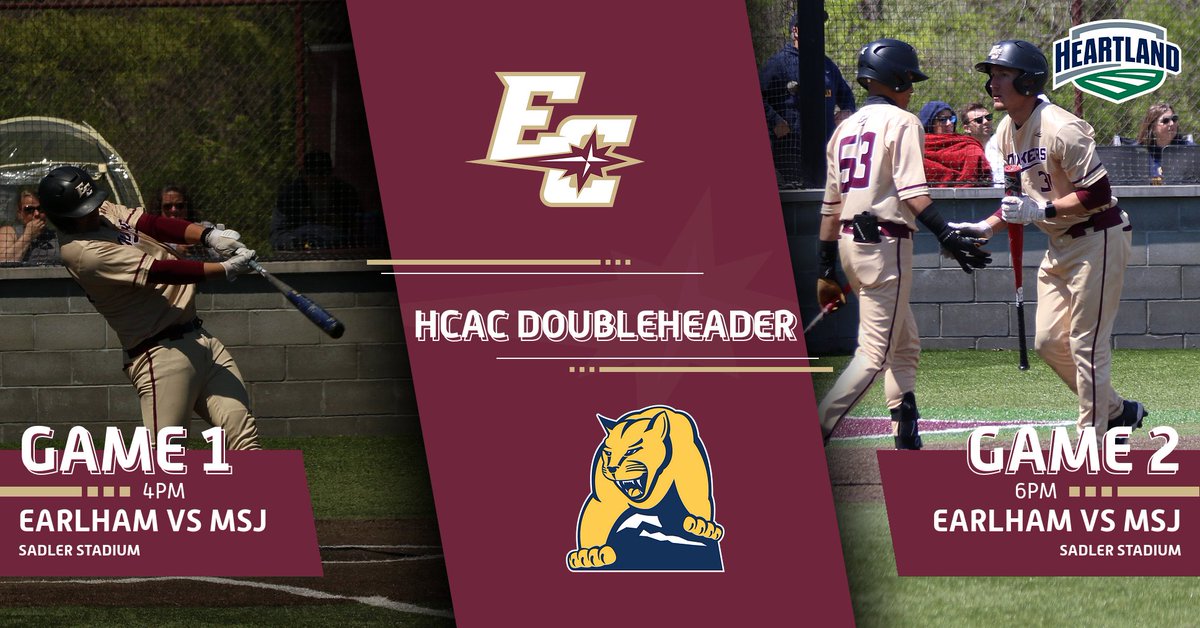 Earlham College Athletics (@earlhamquakers) on Twitter photo BASE: Its Gameday! <a href="/earlhambaseball/">EarlhamBaseball</a> hosts Mount St. Joseph University today at 4 pm for an HCAC doubleheader to close out the season. Follow along at the links below.
Stats: bit.ly/3UTs7Em
Video: bit.ly/3HR5TLb
#FFIL BASE: Its Gameday! <a href="/earlhambaseball/">EarlhamBaseball</a> hosts Mount St. Joseph University today at 4 pm for an HCAC doubleheader to close out the season. Follow along at the links below.
Stats: bit.ly/3UTs7Em
Video: bit.ly/3HR5TLb
#FFIL