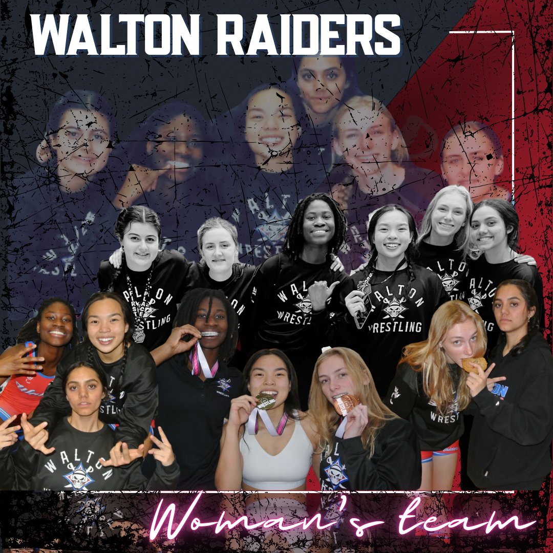 Walton Raiders Wrestling team is proud of our Woman's team. Can't wait for next season 🤼‍♀️
.
.
.
#WaltonWrestling
#WaltonRaidersWrestling
#GAWrestling
#girlswrestling
#FemaleWrestlers
#MatGirls
 #SheCanWrestle