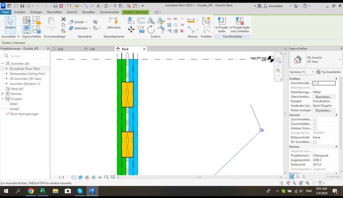 1992ayz's tweet image. Design a Double IPE with details and parametric modeling

#Revit #AutodeskRevit #CivilEngineer #structural