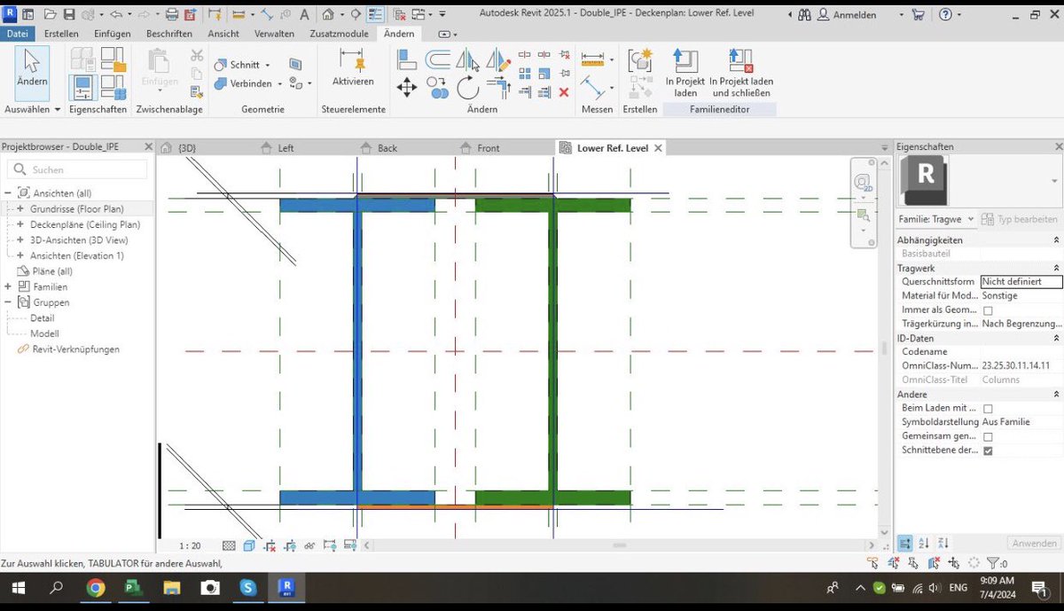 1992ayz's tweet image. Design a Double IPE with details and parametric modeling

#Revit #AutodeskRevit #CivilEngineer #structural