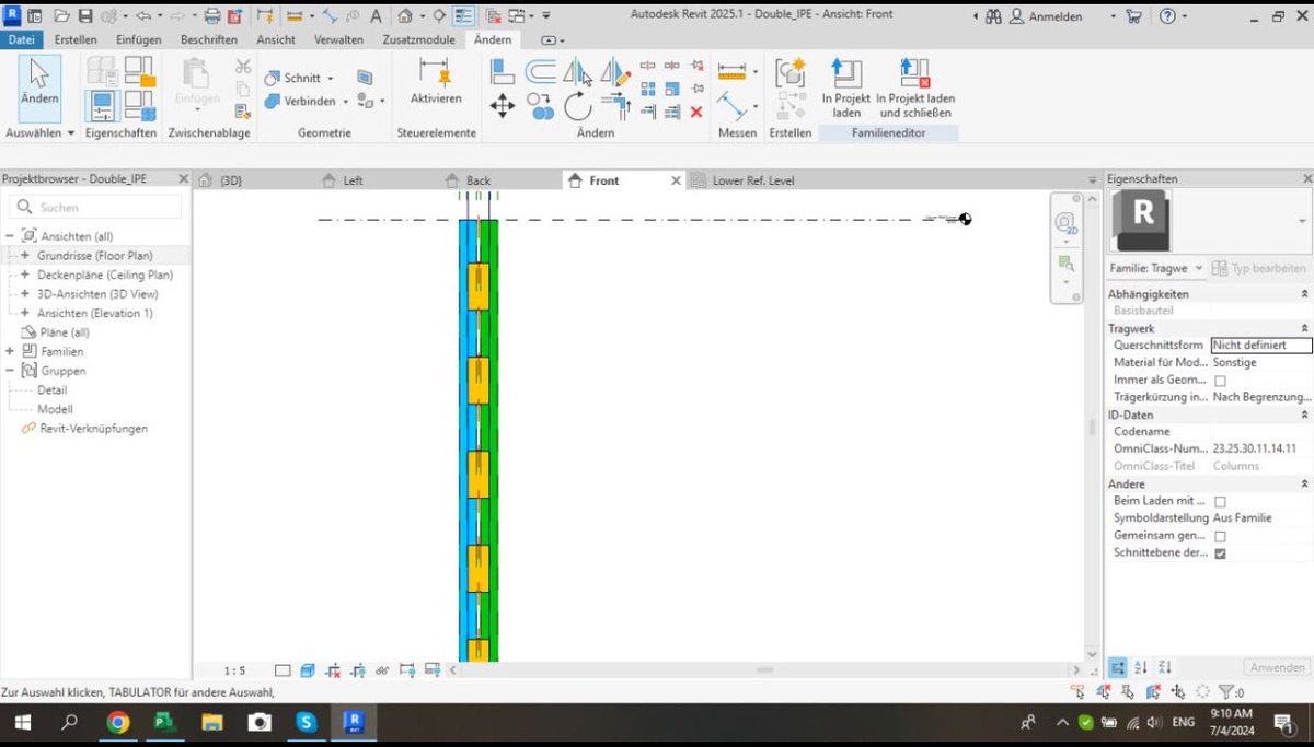 1992ayz's tweet image. Design a Double IPE with details and parametric modeling

#Revit #AutodeskRevit #CivilEngineer #structural