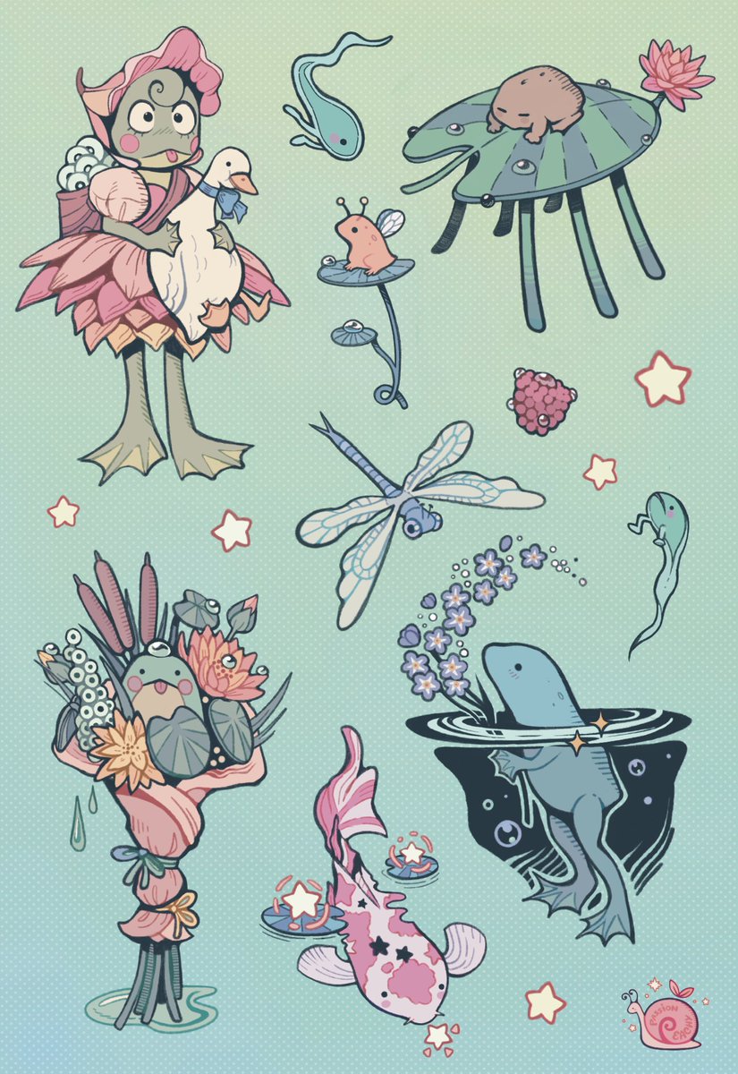 pond creatures 🪷