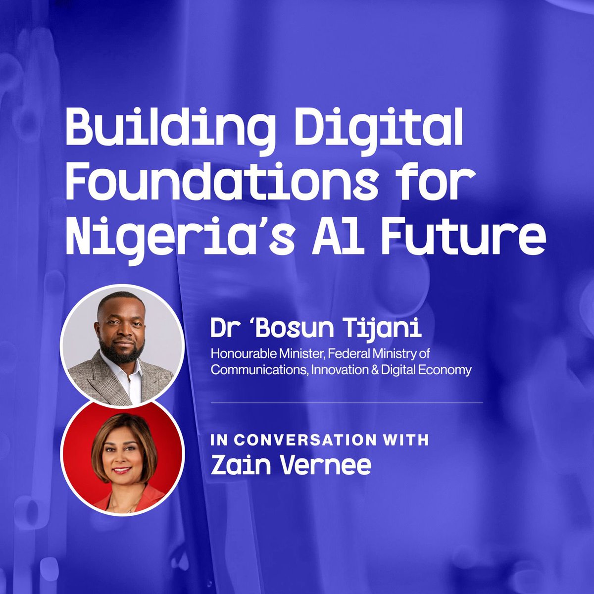 Dr. 'Bosun Tijani (@bosuntijani) on Twitter photo Had an excellent conversation with <a href="/Zain_Verjee/">Zain Verjee</a> a few weeks ago at the Global AI Summit on Africa in Kigali, where we spoke about building a digital foundation for our AI Future. You can watch the full interview here - youtu.be/PR2VrdJSJjU Had an excellent conversation with <a href="/Zain_Verjee/">Zain Verjee</a> a few weeks ago at the Global AI Summit on Africa in Kigali, where we spoke about building a digital foundation for our AI Future. You can watch the full interview here - youtu.be/PR2VrdJSJjU
