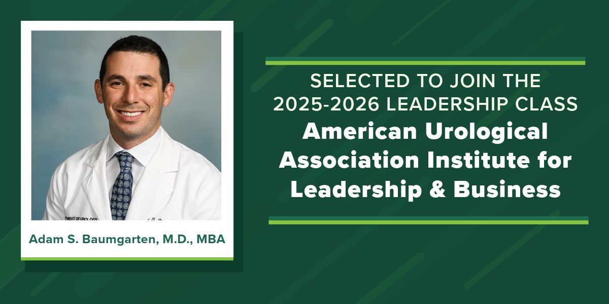 UAB Urology (@uaburology) on Twitter photo Adam Baumgarten, M.D., MBA, has been selected to join the 2025–2026 Leadership Class of the <a href="/AmerUrological/">Amer. Urol. Assn.</a> Institute for Leadership & Business. This program is designed to shape the future leaders of urology. Congrats, <a href="/adam_baumgarten/">Adam Baumgarten</a>! <a href="/UABHeersink/">UAB Heersink School of Medicine</a> 📰 buff.ly/Xpw21kc Adam Baumgarten, M.D., MBA, has been selected to join the 2025–2026 Leadership Class of the <a href="/AmerUrological/">Amer. Urol. Assn.</a> Institute for Leadership & Business. This program is designed to shape the future leaders of urology. Congrats, <a href="/adam_baumgarten/">Adam Baumgarten</a>! <a href="/UABHeersink/">UAB Heersink School of Medicine</a> 📰 buff.ly/Xpw21kc