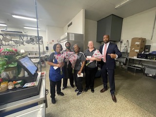 Mary S. Peake Elementary School (@peakemightyoaks) on Twitter photo At Peake, we believe school nutrition professionals are heroes! We celebrate their hard work in preparing and serving hearty lunches, recognizing the positive impact they have on every child in the cafeteria. #PeakePride At Peake, we believe school nutrition professionals are heroes! We celebrate their hard work in preparing and serving hearty lunches, recognizing the positive impact they have on every child in the cafeteria. #PeakePride