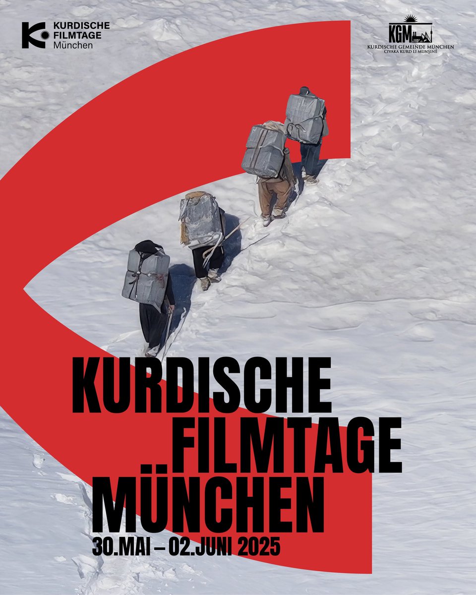 Wir freuen uns auf die 3. Kurdischen Filmtage München!
Vom 30. Mai–2. Juni 2025 in den Münchner Kammerspielen &amp; im Gasteig HP8.
Mit einzigartigen kurdischen Filmen – mehr Infos bald!
Kuratoren: Kamiran Issa &amp; Mihraban Salih
#KurdischeFilmatgeMünchen