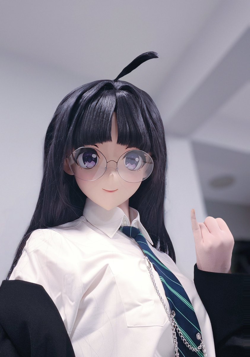 是不是太甜了感觉表情不够俏皮诶？

🎭:<a href="/BHYrenxing/">Kigurumi不还原人形</a>
#kigurumi #着ぐるみ #安和すばる   #GirlsBandCry