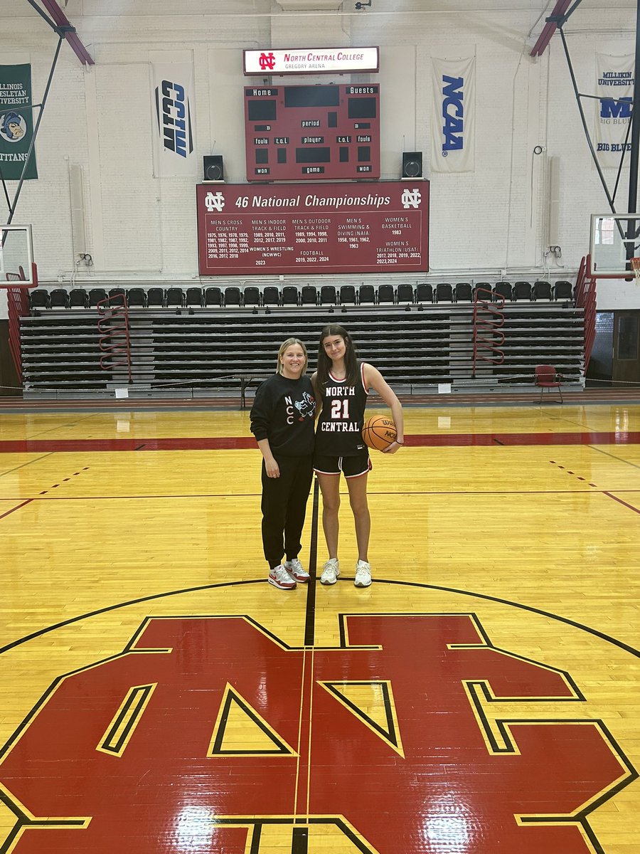Maddie Martinez (@mmartinez_2026) on Twitter photo Blessed to receive an offer from North Central College after a great visit!! Thank you so much Coach Bax <a href="/NCCmccloskeybax/">Coach McCloskey-Bax</a> for having me down there and showing me around.
<a href="/ILDefenders/">Illinois Defenders</a> <a href="/bball_oak/">Oak Forest G. BBall</a> <a href="/NL24Basketball/">Next Level 24</a> <a href="/ncsa/">NCSA College Recruiting</a> <a href="/NCCWBB/">North Central Women’s Basketball</a> Blessed to receive an offer from North Central College after a great visit!! Thank you so much Coach Bax <a href="/NCCmccloskeybax/">Coach McCloskey-Bax</a> for having me down there and showing me around.
<a href="/ILDefenders/">Illinois Defenders</a> <a href="/bball_oak/">Oak Forest G. BBall</a> <a href="/NL24Basketball/">Next Level 24</a> <a href="/ncsa/">NCSA College Recruiting</a> <a href="/NCCWBB/">North Central Women’s Basketball</a>
