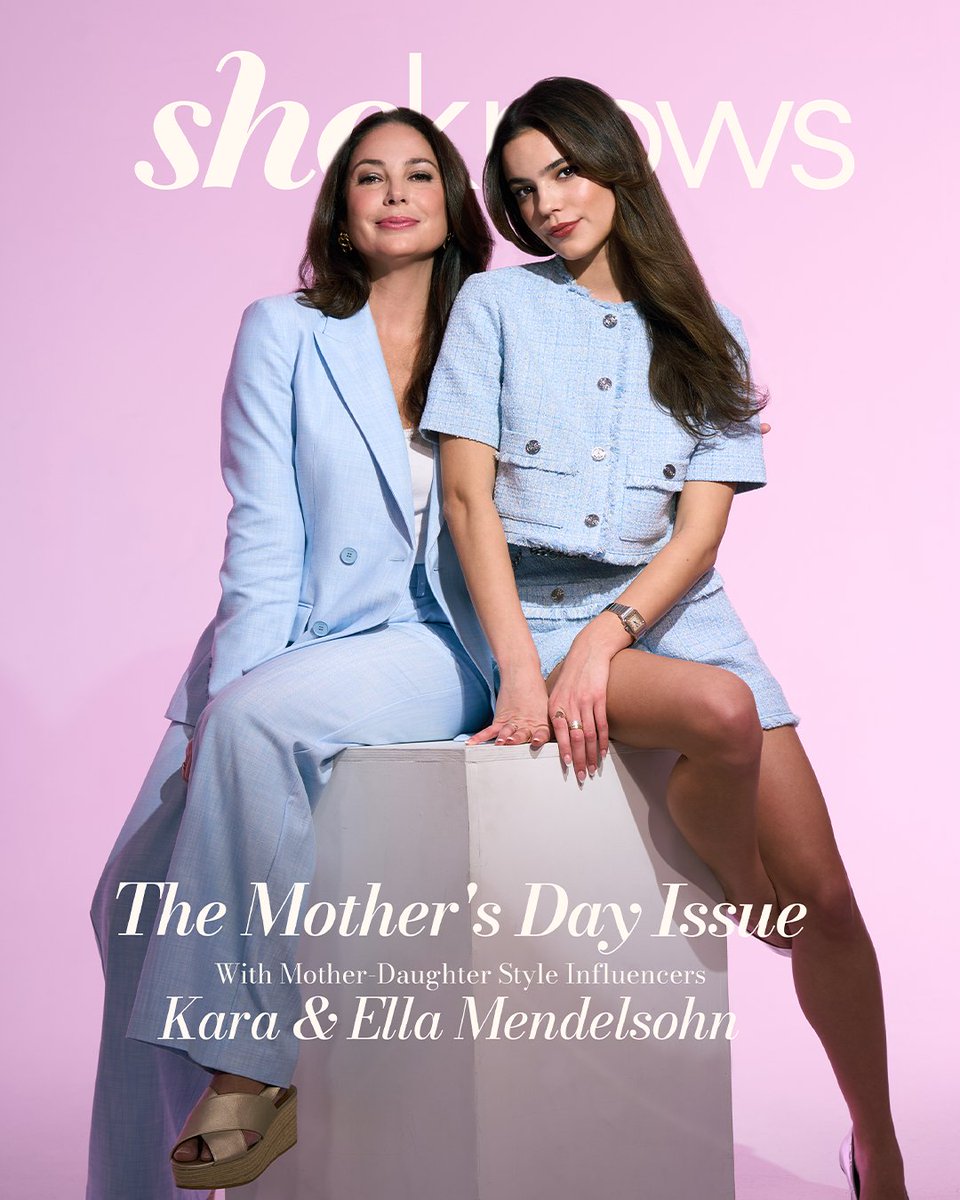 SheKnows's tweet image. Ahead of #MothersDay, we're thrilled to introduce our latest digital issue — an exploration of mother-daughter beauty and style. Our cover stars, influencer Ella Mendelsohn & her mom, Kara, are proving that fashion can be a family affair and that beauty & style become even more…