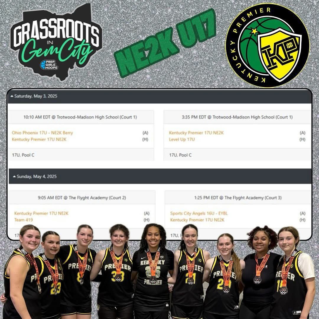 Come see me and <a href="/KentuckyPremier/">Kentucky Premier EYBL</a> in Dayton Ohio this weekend