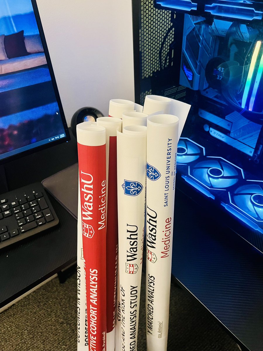 Mohammad Aldiabat, MD (@drdiabat) on Twitter photo Posters are printed and ready for #DDW2025! Excited to present our work alongside the incredible teams at <a href="/WashUMedGastro/">WashU Medicine Division of Gastroenterology</a> and <a href="/SLUgastro/">SLU Gastroenterology & Hepatology</a> —see you tomorrow in San Diego!
<a href="/P_DeepakIBDMD/">Parakkal Deepak MD, MS, FACG</a> <a href="/cfritzMD/">Cassandra Fritz, MD, MPHS</a> <a href="/WashUMedIBD/">WashU Medicine Inflammatory Bowel Disease Center</a> <a href="/ibsdoc/">Dr Adam Farmer, PhD FRCP</a> <a href="/MahMadi90/">Mahmoud Y Madi</a> <a href="/AmerGastroAssn/">American Gastroenterological Association (AGA)</a> Posters are printed and ready for #DDW2025! Excited to present our work alongside the incredible teams at <a href="/WashUMedGastro/">WashU Medicine Division of Gastroenterology</a> and <a href="/SLUgastro/">SLU Gastroenterology & Hepatology</a> —see you tomorrow in San Diego!
<a href="/P_DeepakIBDMD/">Parakkal Deepak MD, MS, FACG</a> <a href="/cfritzMD/">Cassandra Fritz, MD, MPHS</a> <a href="/WashUMedIBD/">WashU Medicine Inflammatory Bowel Disease Center</a> <a href="/ibsdoc/">Dr Adam Farmer, PhD FRCP</a> <a href="/MahMadi90/">Mahmoud Y Madi</a> <a href="/AmerGastroAssn/">American Gastroenterological Association (AGA)</a>