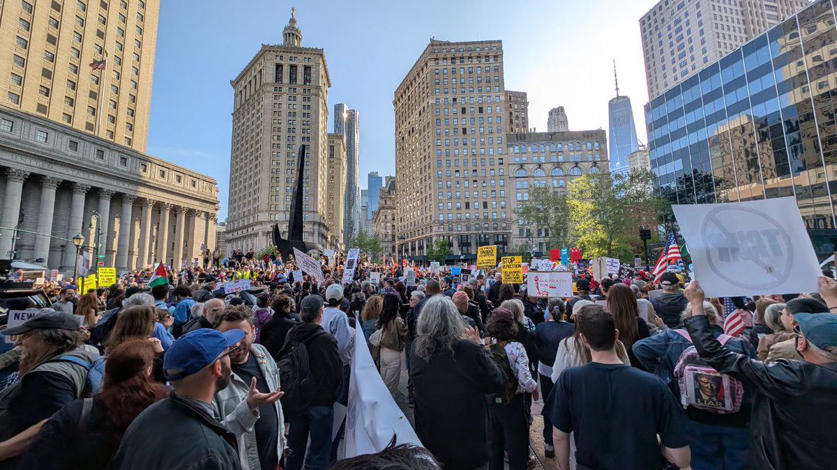 We were inspired to be part of the huge May Day rally in NYC! One thing was very clear: we only stand a fighting chance in this moment of heightened attacks on the working class with a strong, organized labor movement. Never forget what is possible when we fight together!